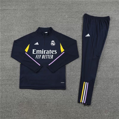 Real Madrid navy blue suit